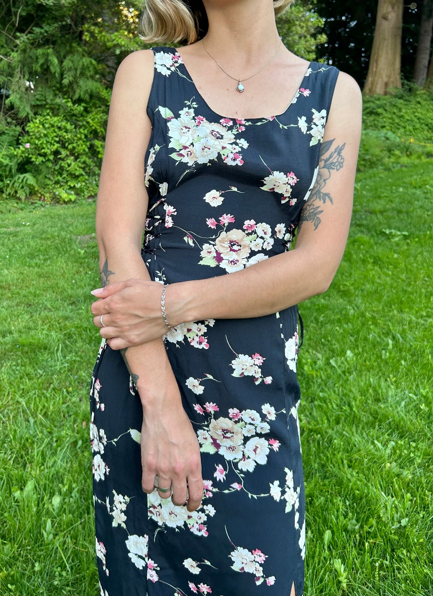 80's Floral Dress