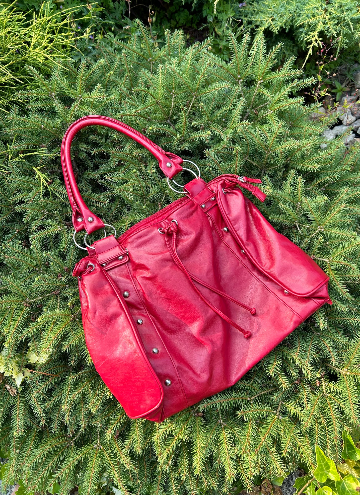 Red Boho Bag