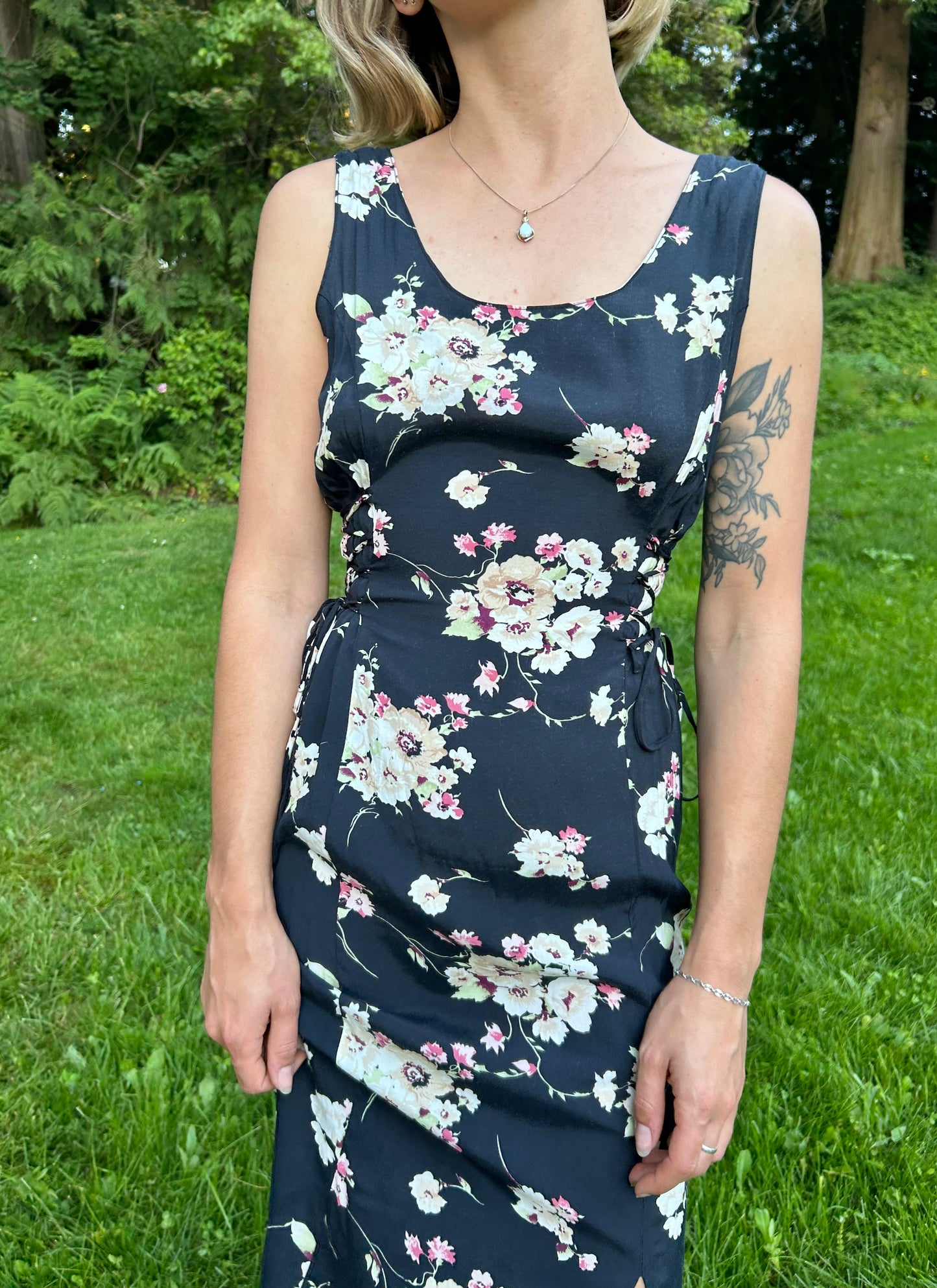 80's Floral Dress