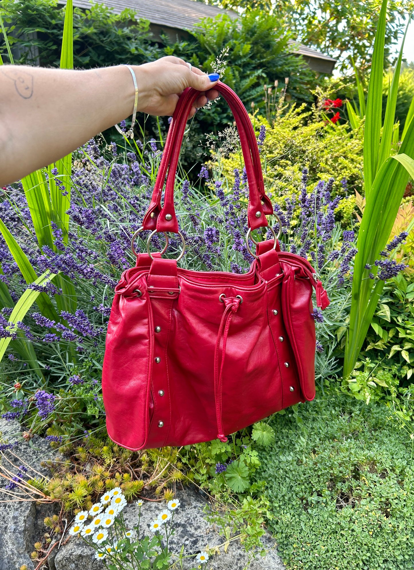 Red Boho Bag