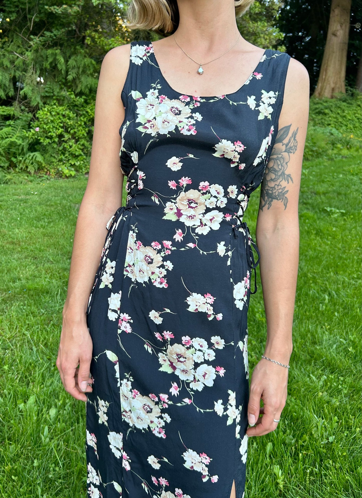 80's Floral Dress