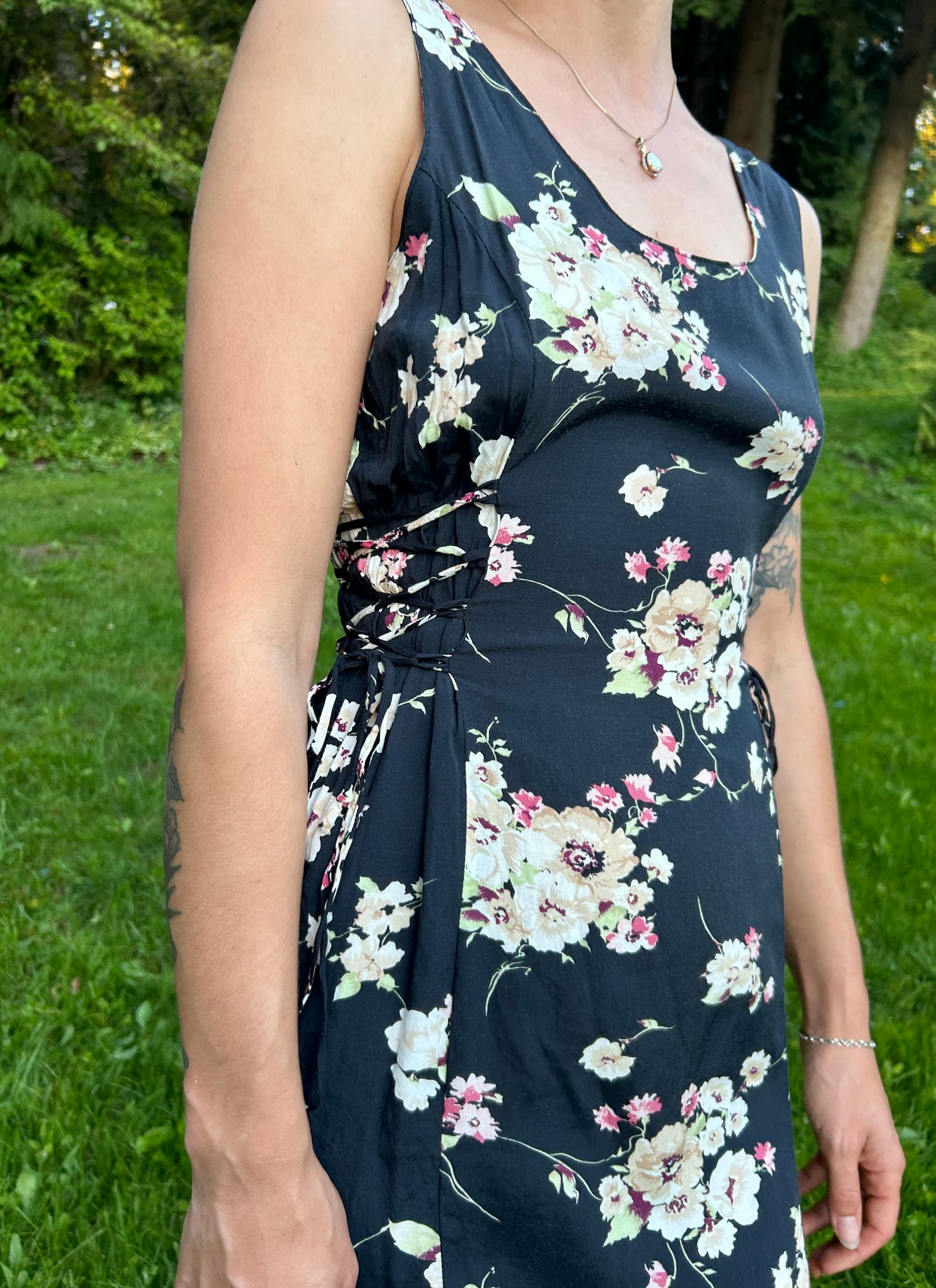 80's Floral Dress