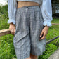 Plaid Bermuda Shorts